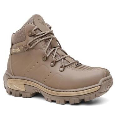 Imagem de Bota Masculina Couro Legítimo Resistente Confortável Macio Com C.A Botina Adventure CatPro Reforçada-Masculino