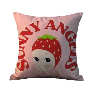 Imagem de Capa De Almofada De Sofá De Pelúcia Macia Com Estampa Dupla Face De De