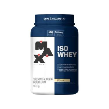 Imagem de Suplemento em pó Max Titanium proteínas ISO Whey em pote de 900g, 900g
