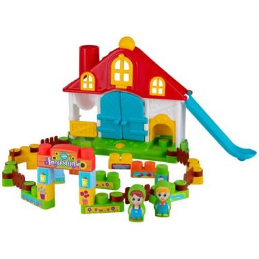 Imagem de Brinquedo Baby Land Cardoso Fazendinha 8026 Com 19 Blocos Lógicos - Ca