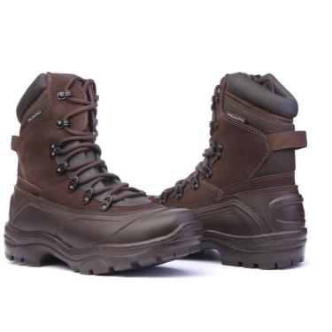 Imagem de Bota Militar Acero Tiger Pró Em Couro Preto Masculina Café-Masculino