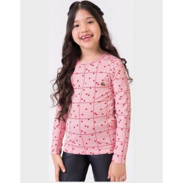 Imagem de Blusa Detalhada Vermelho Elegante Frio Moda Dia a Dia Para o Inverno - Menina 4 a 14 anos-Feminino