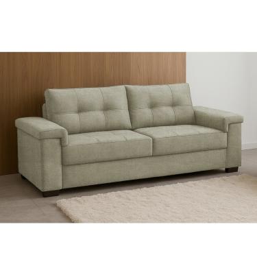 Imagem de Sofá 3 Lugares 208cm Linho Palazio Ferguile - Bege