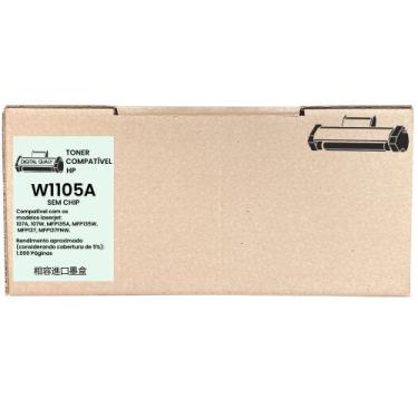 Imagem de Toner W1105 105A W1105A Preto Compatível Sem Chip Para 107A 107W MFP13