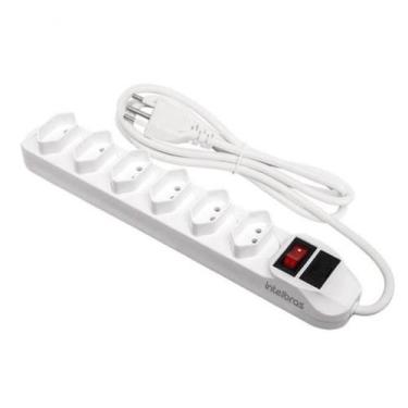 Imagem de Filtro De Linha 6 Tomadas Epe1006 Branco Intelbras