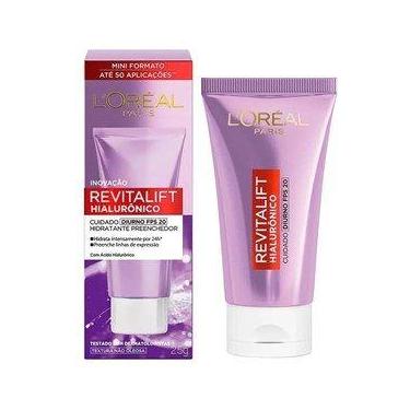 Imagem de Creme Facial Revitalift Hialurônico Cuidado Diurno FPS20 25g - LOREAL,