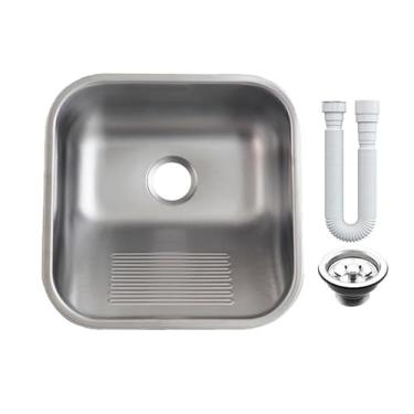 Imagem de Tanque Lavanderia 40x40 Fosco Aço Inox 304 AS