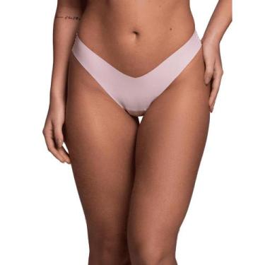 Imagem de Calcinha Fio Dental Corte à Laser Liebe - 301701, Chocolate, G