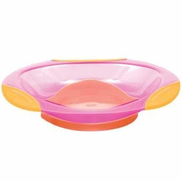 Imagem de Pratinho com Ventosa - Refeição Bebê - 220ml - Fun - Rosa - Buba - Bub