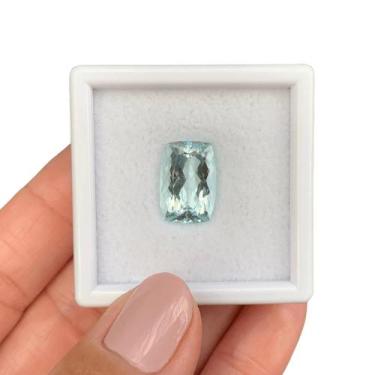 Imagem de Água Marinha Cushion 6,74ct - SP GEMAS