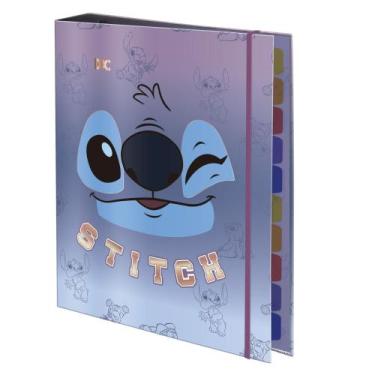 Imagem de Fichário Colegial Disney Stitch Com 48 Folhas Dac