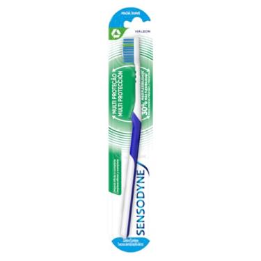 Imagem de Sensodyne NOVO Escova de Dente Macia, Multi Proteção, para Dentes Sensíveis, Limpeza Completa