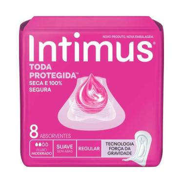 Imagem de Absorvente intimus gel tripla proteção c/ 8 (a escolher), SUAVE SEM AB