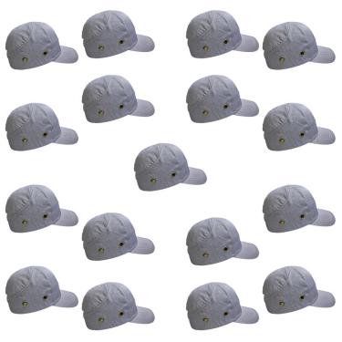 Imagem de Bone com Capacete EPI Kit 17 Uni Obra Seguranca Conserto Reparo Construcao Oficina Casquete Resistente Protecao Trabalho