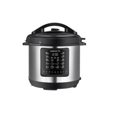 Imagem de Panela de Pressão Multifunções Digital 6 Litros - 127v - Agratto, 110V