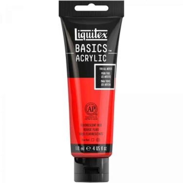 Imagem de Tinta Acrilica Liquitex Basics 118ml 983 Fluorescent Red