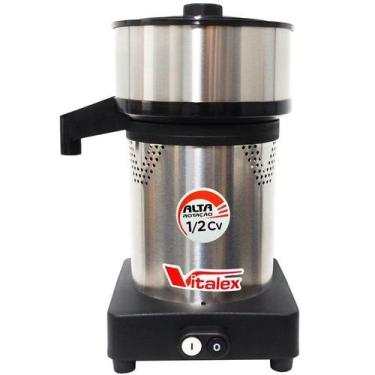 Imagem de Extrator de suco inox alta rotação bivolt 1/2cv  vitalex