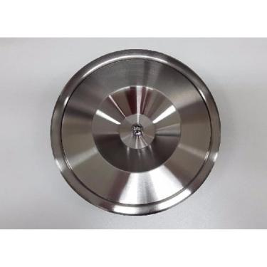 Imagem de Lixeira Pia Cozinha Embutir 3 Lt Inox Balde Alumínio 