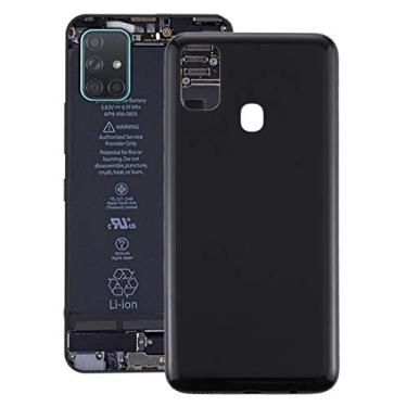 Imagem de HONGYAN Peças de substituição de telefone celular Tampa traseira da bateria para Samsung Galaxy M21 Acessórios telefônicos