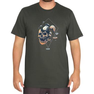 Imagem de Camiseta Mcd Regular Skull Mash Masculina Verde