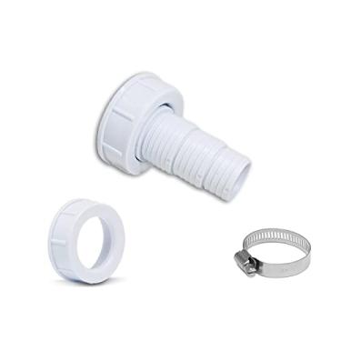 Imagem de Sealproof Adaptador de mangueira de piscina compatível com bombas de piscina Intex e outras mangueiras de bomba de 1,25 e 1,5"