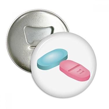 Imagem de Health Care Products Abridor de garrafas com padrão de pílulas, emblema multifuncional