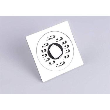 Imagem de Ralo do chuveiro Ralo de resíduos Ralo de cobre Ralo de piso de auto-escorvamento Único desodorizante de uso duplo Desodorante Ralo de piso Ralo de cobre Ralo de banheiro Ralo de banheiro