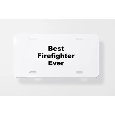 Imagem de Capa para placa de carro de bombeiro – Capa para placa de carro – Capa para placa de carro 15 x 30 cm