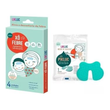 Imagem de Kit Vacina com 1 Pikluc Alívio da Injeção + Xô Febre cx com 4 unidades - Likluc
