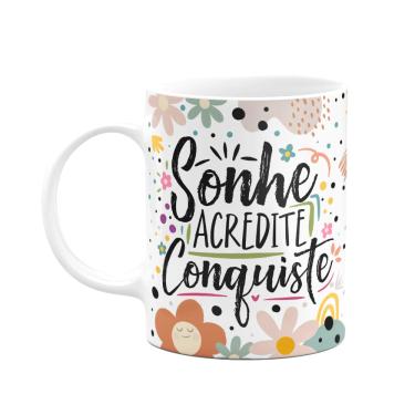 Imagem de Caneca Motivação - Sonhe Acredite Conquiste