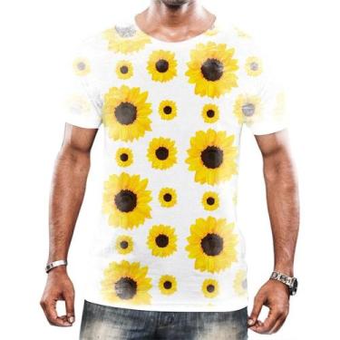 Imagem de Camiseta Camisa Flor Do Sol Girassol Natureza Amarela Hd 6 - Enjoy Sho