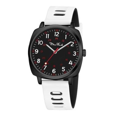 Imagem de Diaofendi Relógio de enfermagem para estudantes de medicina, médicos, mulheres e homens, com segunda mão e 24 horas, fácil de ler, à prova d'água, Preto e branco e preto, Relógio de enfermeira