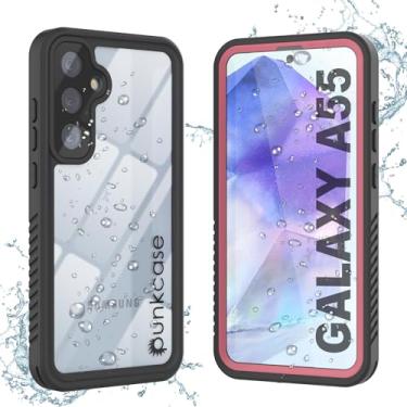 Imagem de Punkcase Capa à prova d'água para Galaxy A55 [Série Extreme] [Slim Fit] [Certificação IP68] [À prova de choque] [À prova de sujeira] [À prova de neve] Capa protetora para Galaxy A55 5G (16.8 cm)