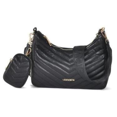 Imagem de Bolsa Tiracolo Matelassê Via Marte Média Alça Longa Ajustável B2-507-Feminino