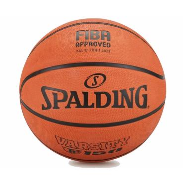Imagem de Bola de Basquete Spalding Varsity TF-150 aprovada FIBA, Laranja, Tam. 7