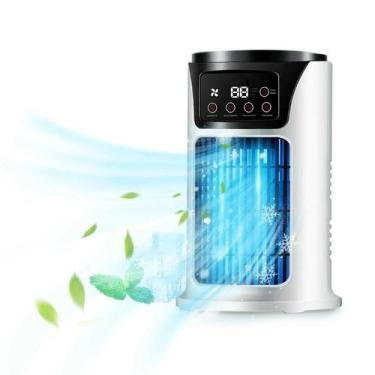 Imagem de Mini Ventilador Com 6 Velocidades E Tanque De Gelo Portátil - Armarinh