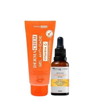 Imagem de Kit Facial Skincare Clareador Vitamina C - dermachem
