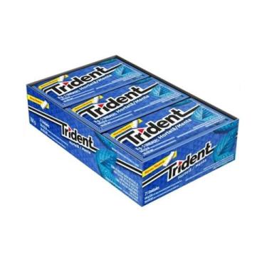 Imagem de Chiclete adams trident c/21 hortela, Hortelã