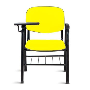 Imagem de Cadeira Universitária para Auditórios Linha Hotel Amarelo - Design Off