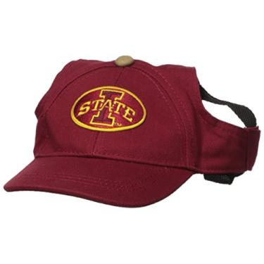 Imagem de Littlearth Boné de beisebol unissex para animais de estimação – Furos para orelhas e alça ajustável no pescoço, perfeito para cães e gatos, cor do time MD