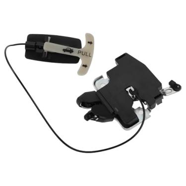 Imagem de X AUTOHAUX Atuador de bloqueio de porta traseira de substituição com cabo para Nissan Sentra 2007-2012 Conjunto de trava de porta traseira Nº 84630ET02A Preto