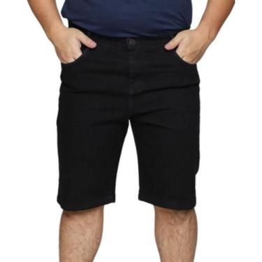 Imagem de Bermuda Jeans Masculina Elastano Algodão Tradicional Plus Premium - Ga