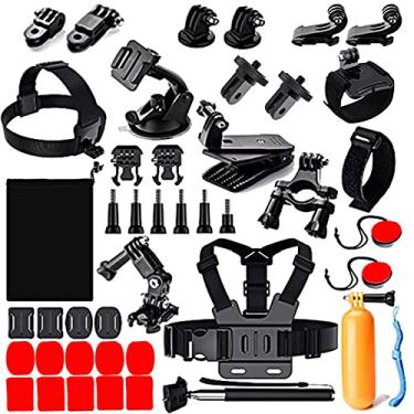 Imagem de Kit combo de acessórios para câmera de ação 44 em 1 – Compatível com Insta360 One X3, X2, One R, X, para Gopro Here 10,11