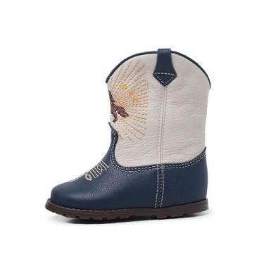 Imagem de Bota Baby Kids Country D'janú - 001 - Branco Azul, 17