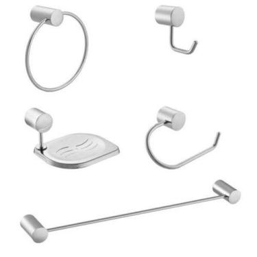Imagem de Kit Acessórios Para Banheiro Com 5 Peças Meber C 36 Atria Meber Metais