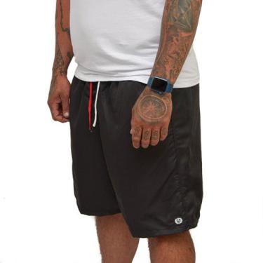 Imagem de Short Bermuda Moda Praia Plus Size Masculino Tactel G1 G2 G3 - MP Moda