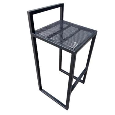 Imagem de Banqueta Bistrô Estilo Industrial para Cozinha, Bares e Varanda - Para