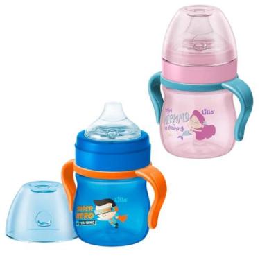 Imagem de Copo Aprendizado de Treinamento Lillo Evolution Caneca c/ Alça 150ml, 