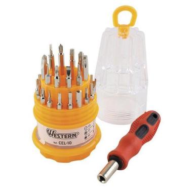 Imagem de Jogo de chave de precisao 30 com pecas western ref. cel-10