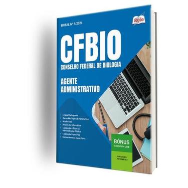 Imagem de Apostila CFBio 2024 - Agente Administrativo - Apostilas Opção